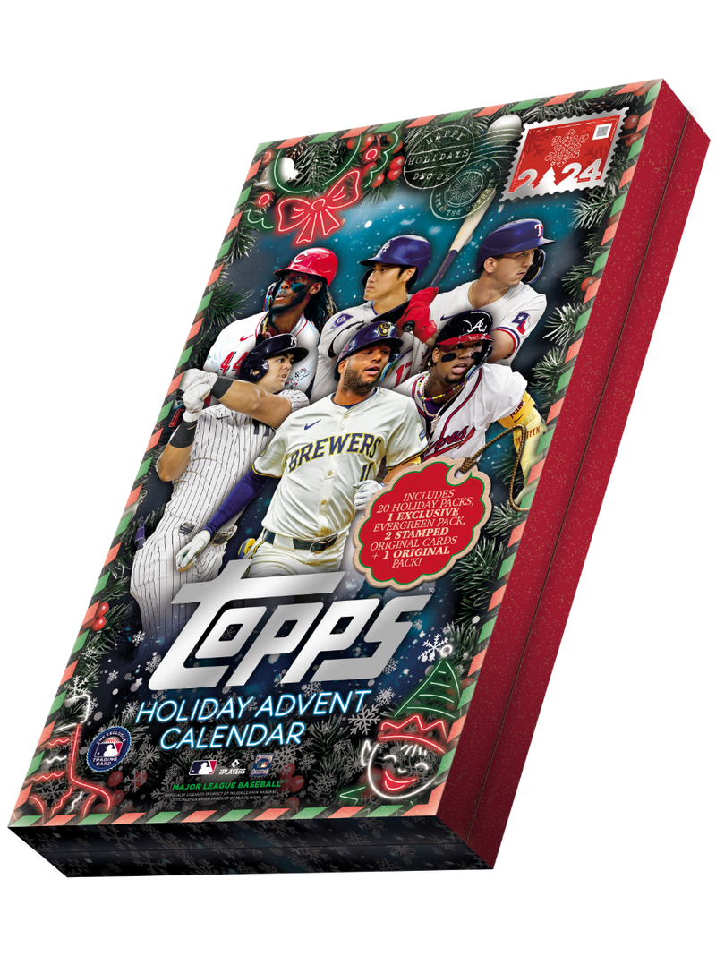 2024 Topps Baseball Holiday Advent Christmas Calendar