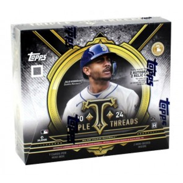 ONE MINI BOX of 2024 Topps Triple Threads Baseball Hobby Box (Autos / Relic)