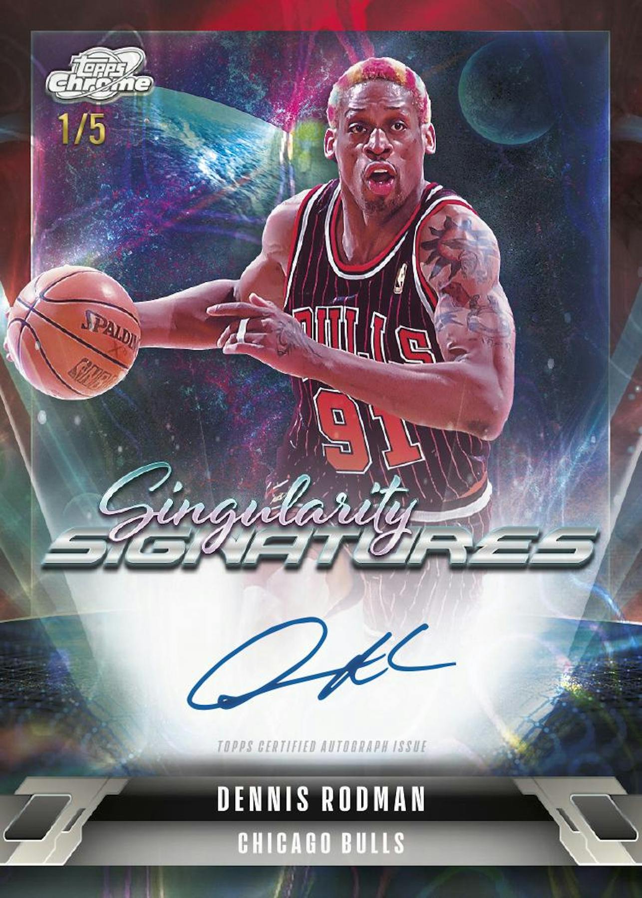 One (1) Pack of 2025/26 Topps Cosmic Chrome Basketball Hobby Packs