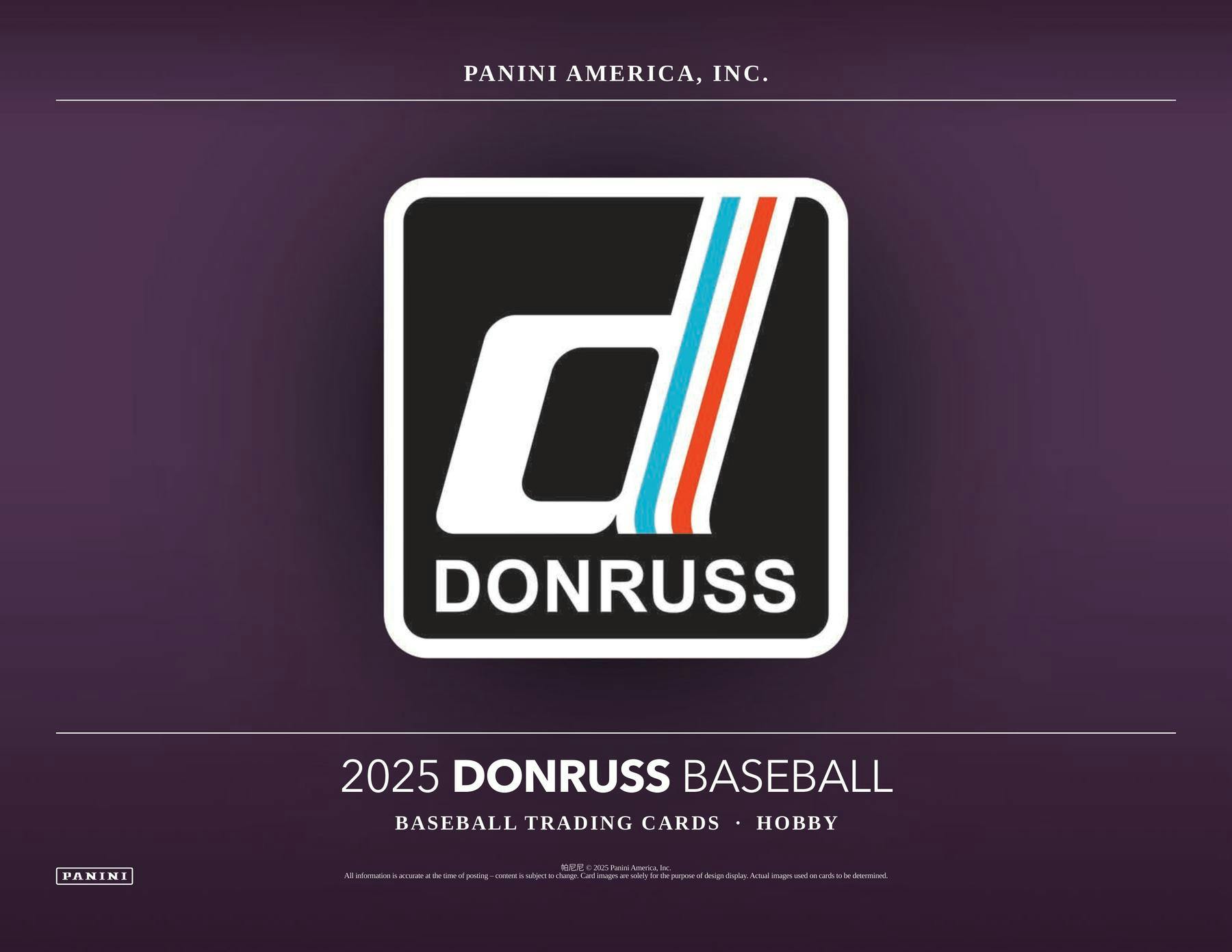 2025 Panini Donruss Baseball Hobby Box  (3 Auto / Mem)