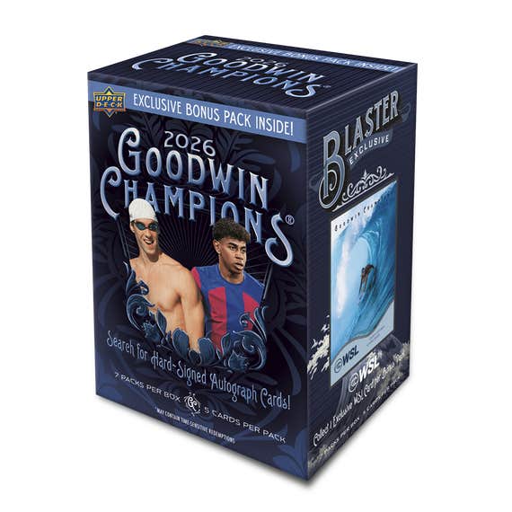 2026 Upper Deck Goodwin Champions Blaster Box (with Bonus Pack)