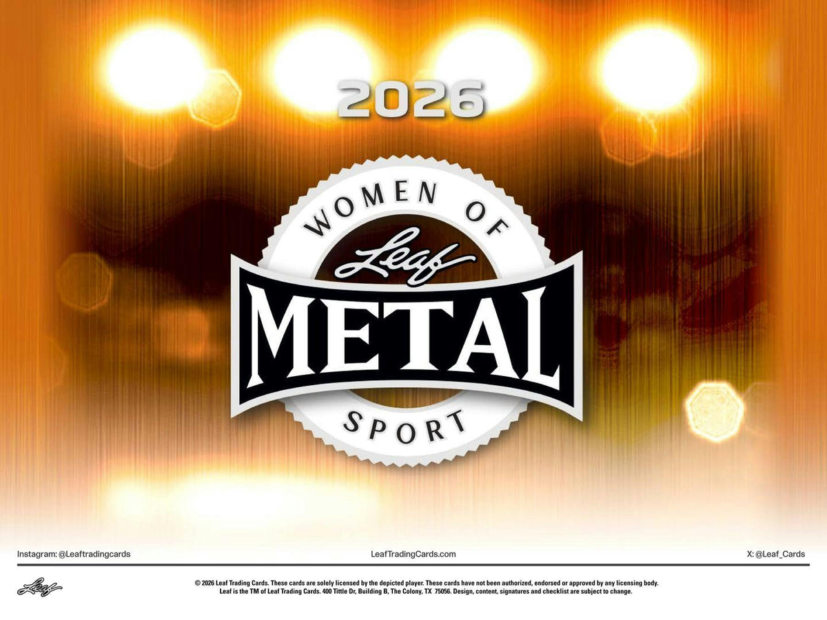 2026 Leaf Metal Women of Sport Hobby Box (4 Auto)