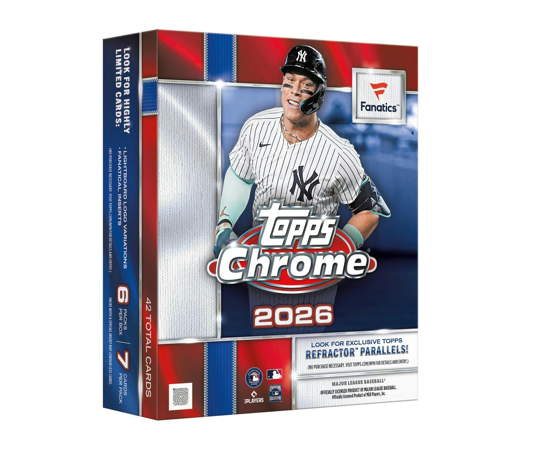 Fanatics - 2026 Topps Chrome Baseball Fanatics Mega Box