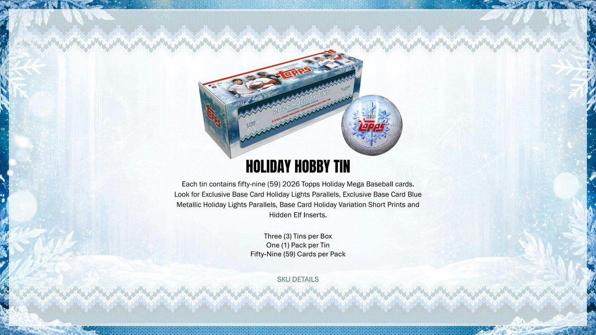 2026 Topps Holiday Baseball Mega Box (1 Autograph, Relic or Chrome Base) Christmas Edition