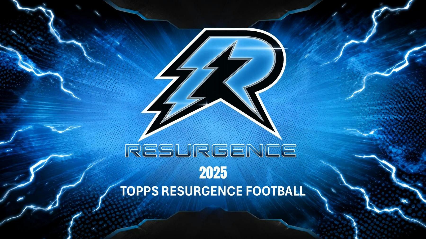 2025 Topps Resurgence Football Blaster Box (Electro Lights Inserts)