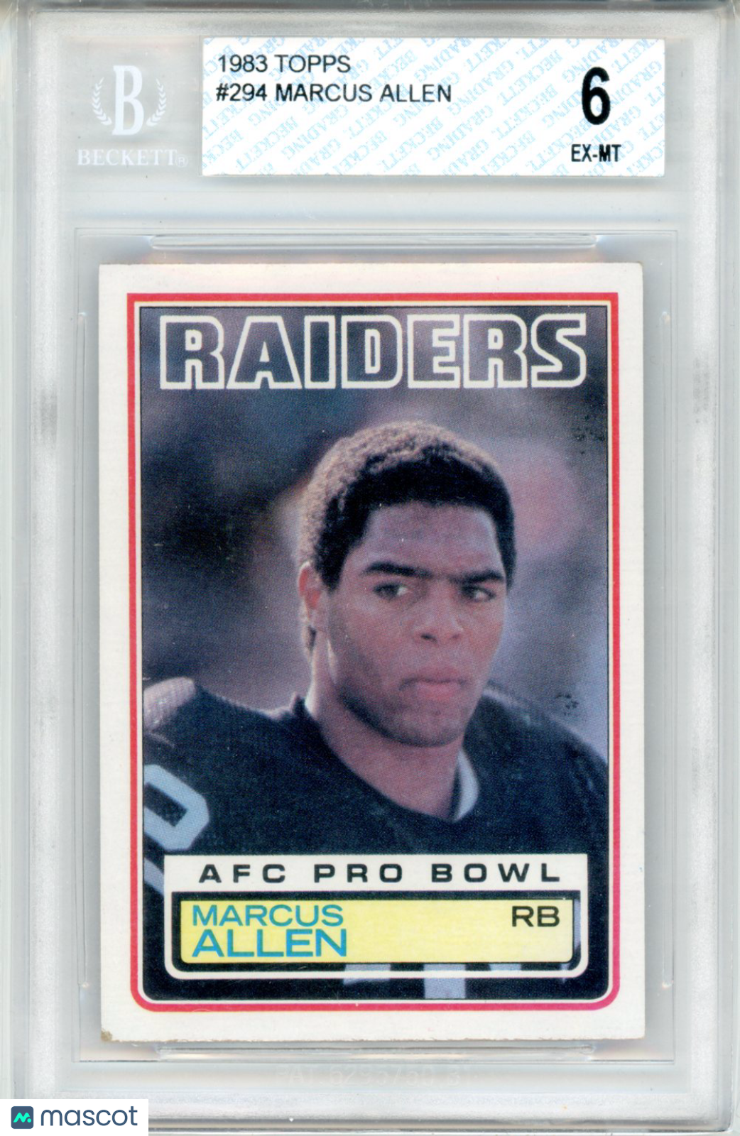 1983 Topps Marcus Allen #294 BGS 6