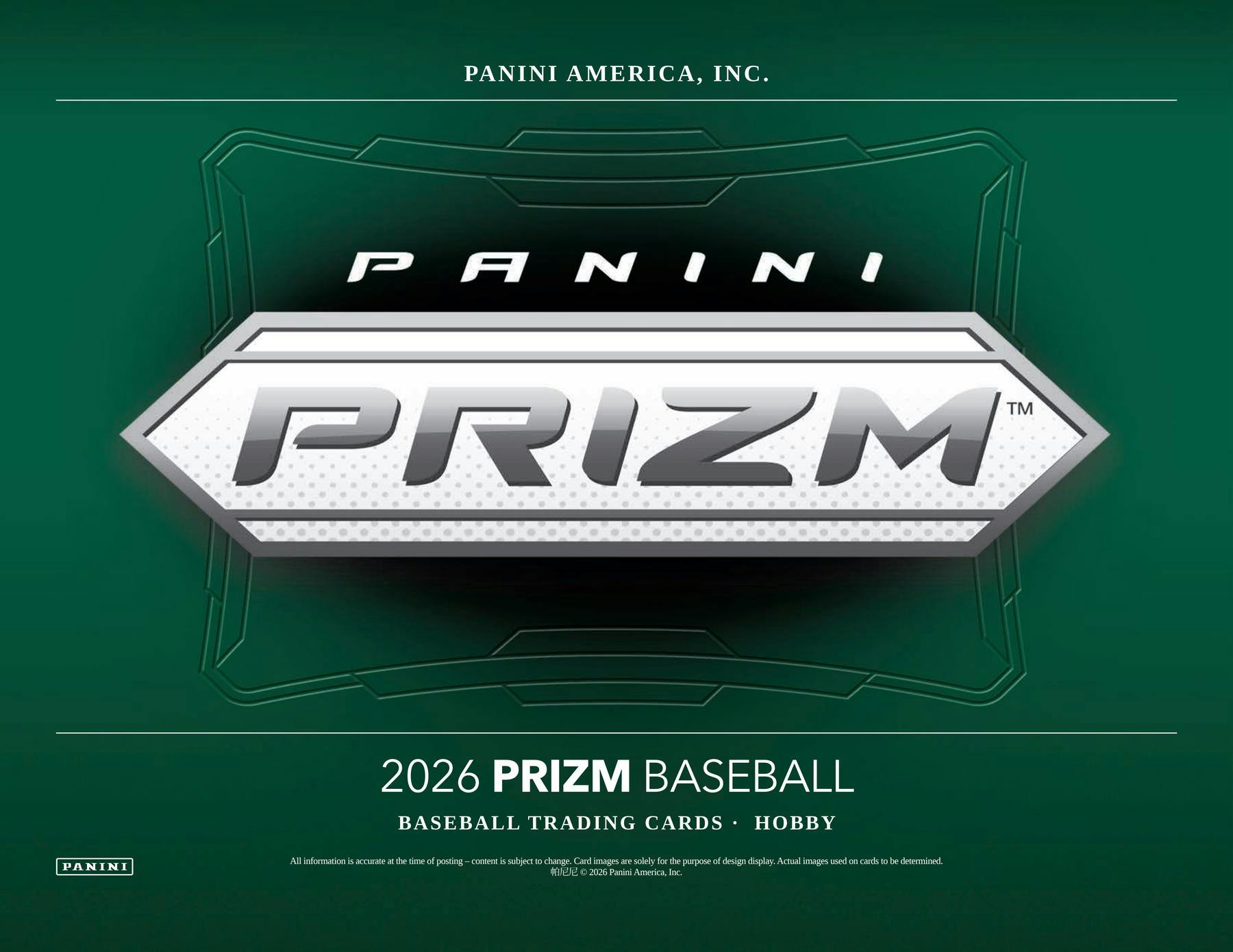 2026 Panini Prizm Baseball Hobby Box (3 Autos)