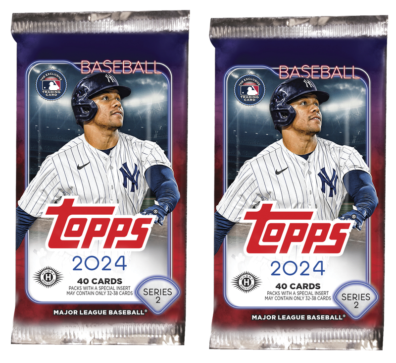 Jumbo Packs Lots of 2024 Topps Series 2 Hobby HTA JUMBO Baseball (40 Card Pack)