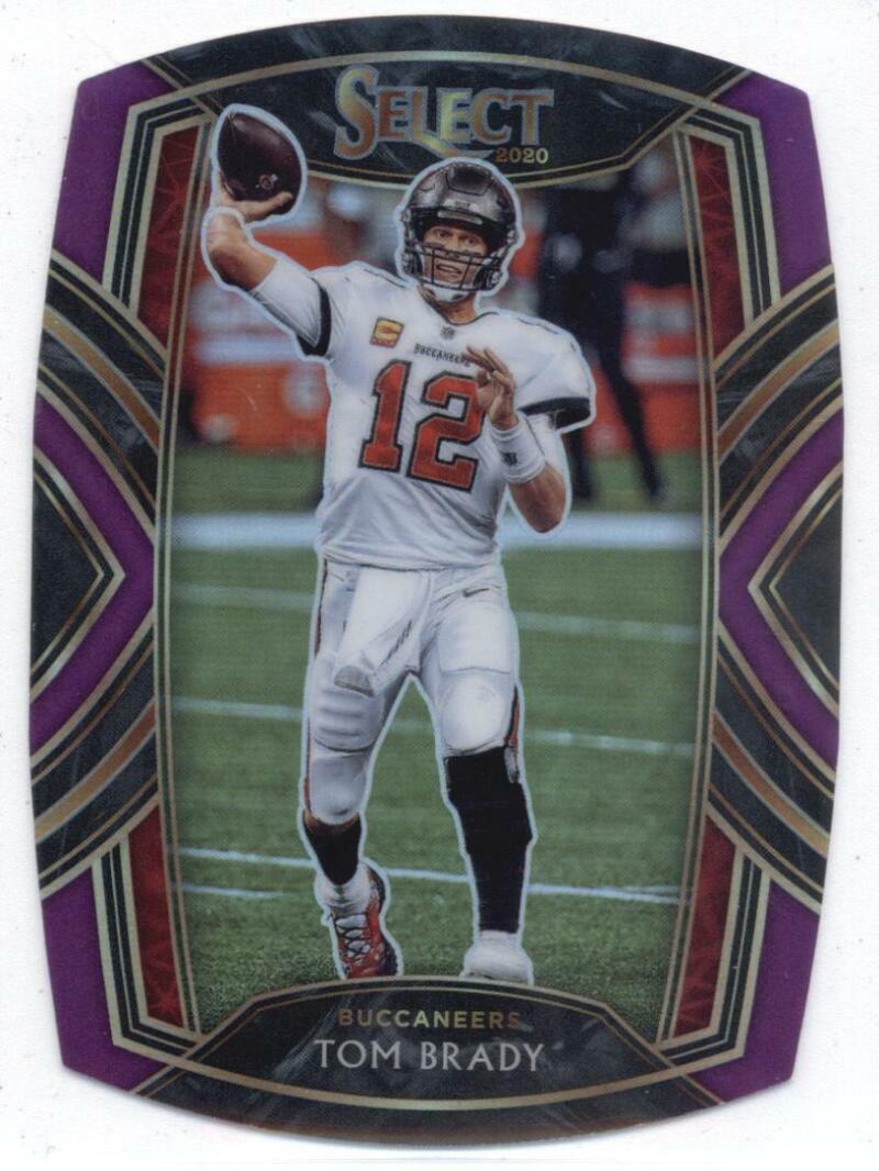 2020 Panini Select Purple Prizm Die-Cut