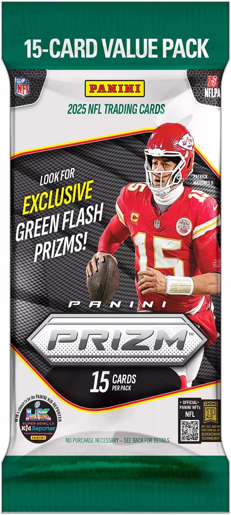 3 Packs of 2025 Panini Prizm Football Jumbo Value Fat Pack (3 Pack Lot) - NFL Blaster Box