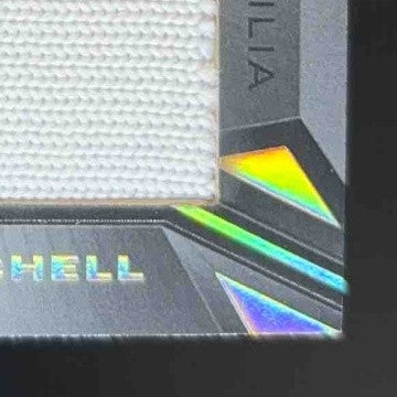 2024 Panini Black Adonai Mitchell Sizeable Rookie Memorabilia Gold 3/10 Auto