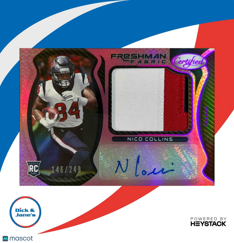 2021 Certified Nico Collins Mirror Pink 146/249