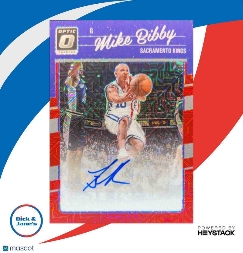 2023-24 Donruss Optic Mike Bibby Retro Series Signatures Choice Auto Kings