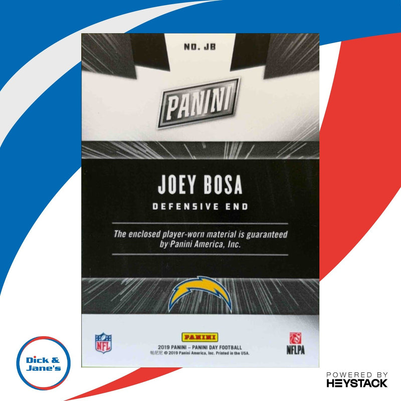 2019 Panini Black Friday Joey Bosa Massive Materials Gold Patch /10 Chargers