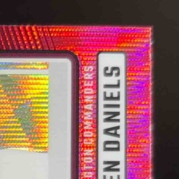2024 Donruss Jayden Daniels RC Optic Rated Rookie Preview Red Wave Commanders
