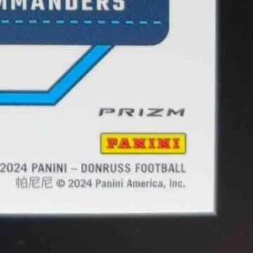 2024 Donruss Jayden Daniels RC Optic Rated Rookie Preview Red Wave Commanders