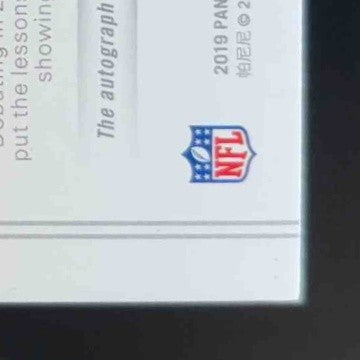 2020 National Treasures Terry McLaurin Material Signatures Prime 15/25 Mem Auto