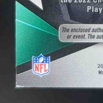 2024 Panini Black Jordan Travis Rookie Signature Material Ruby /15 RC Auto