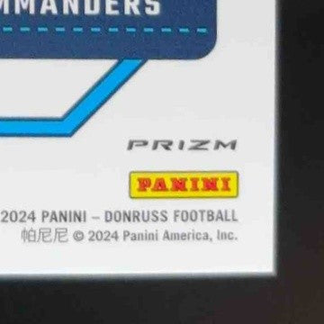 2024 Panini Donruss Jayden Daniels RC Optic Rated Rookie Preview Pink Commanders