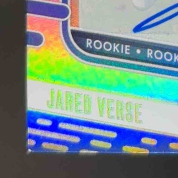 2024 Panini Absolute Jared Verse Signature Rookies Spectrum 71/299