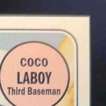2019 Topps Archives Coco Laboy 50th Anniversary of the Montreal Expos Auto