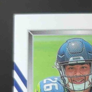 2023 Panini Obsidian Zach Charbonnet Rookie Jersey Ink 80/199 RC Auto Seahawks