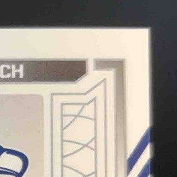 2023 Panini Obsidian Zach Charbonnet Rookie Jersey Ink 80/199 RC Auto Seahawks