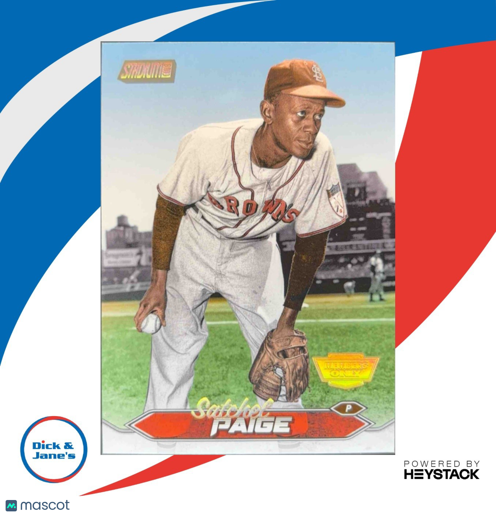 2024 Topps Stadium Club Satchel Paige Members Only #278
