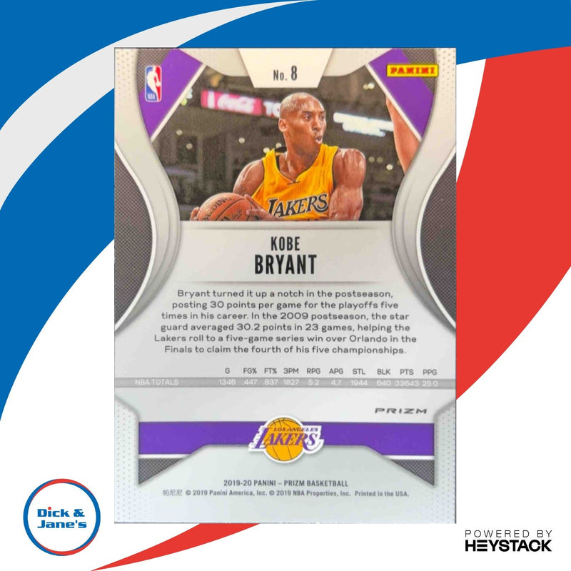 2019-20 Panini Prizm Kobe Bryant Prizms Red Ice