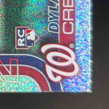 2025 Topps Dylan Crews Sandglitter #74 RC Washington Nationals