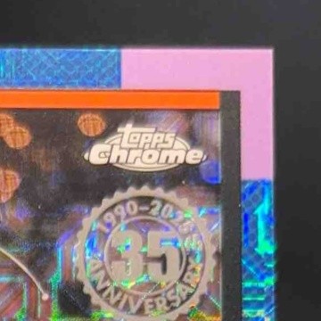 2025 Topps Drew Romo RC 1990 Chrome Silver Pack Auto 130/299 Rockies Rookie