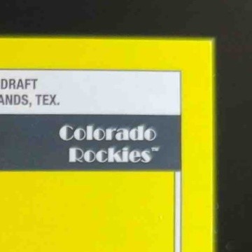 2025 Topps Drew Romo RC 1990 Chrome Silver Pack Auto 130/299 Rockies Rookie