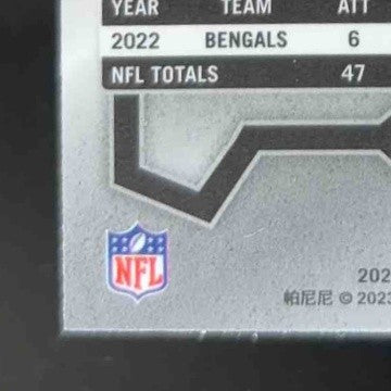 2023 Panini Prizm Trayveon Williams Black and White Checker Cincinnati Bengals