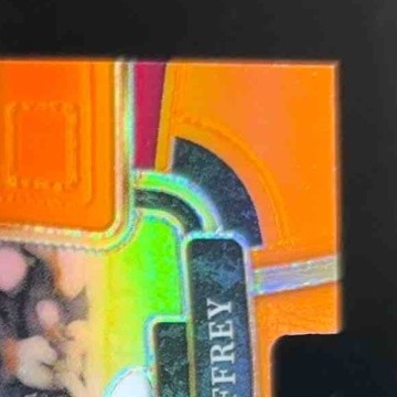 2023 Select Christian McCaffrey Orange Prizms Die Cut 498/499 Concourse 49ers