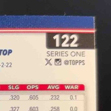 2025 Topps CJ Abrams Sandglitter #122 Washington Nationals