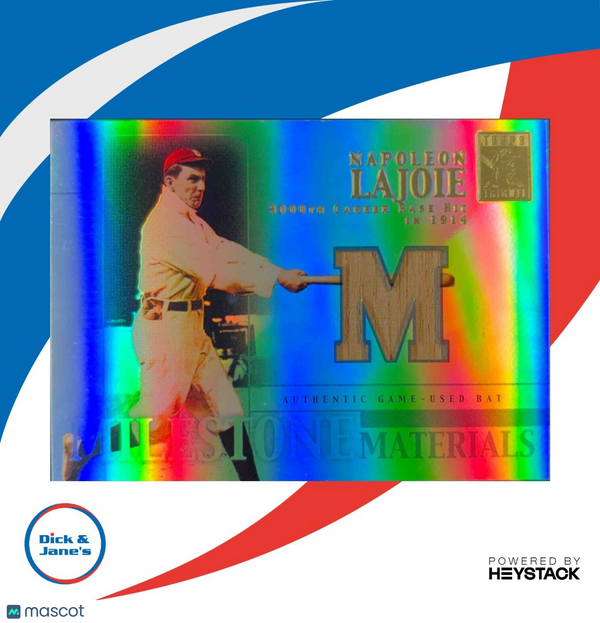 2002 Topps Tribute Nap Lajoie Milestone Materials #MIM-NL