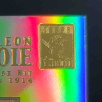 2002 Topps Tribute Nap Lajoie Milestone Materials