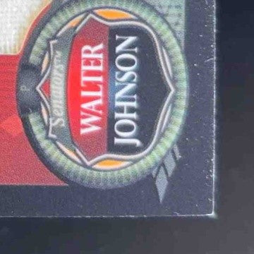 2009 Topps Walter Johnson Legends of the Game Nickname Letter Patch 12/50