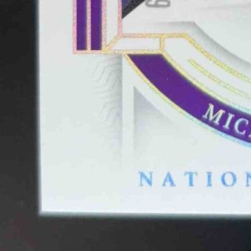 2024 Panini National Treasures Collegiate Silver #1 Michael Penix Jr /50 Huskies
