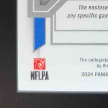 2024 National Treasures Collegiate Laiatu Latu Patch Signatures Silver /39 Auto