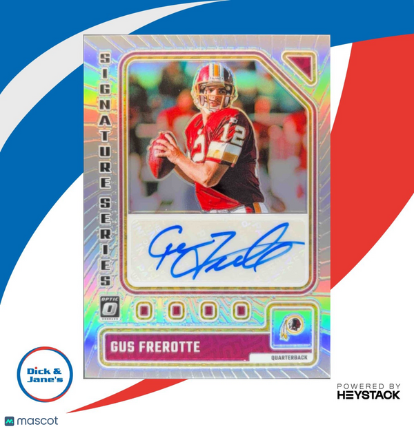 2023 Donruss Optic Gus Frerotte Signature Series Holo Prizm Auto Washington