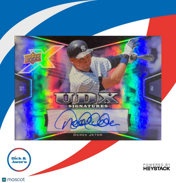 2008 Upper Deck X UDX Signatures #DJ Derek Jeter New York Yankees Autograph