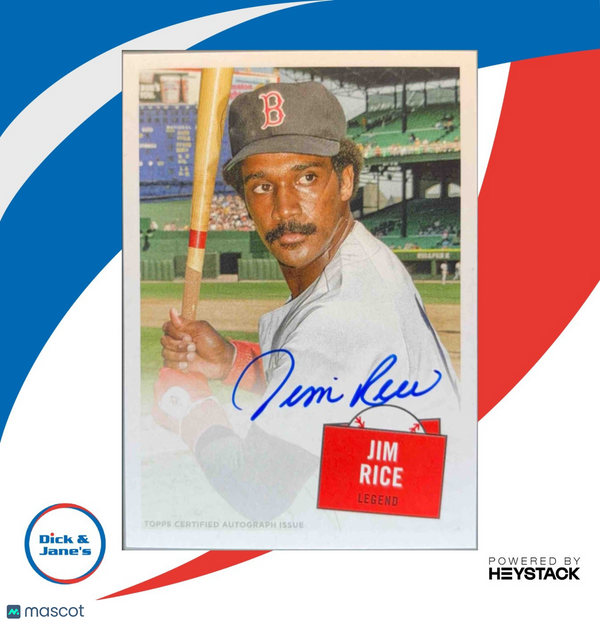 2023 Topps Archives Jim Rice 1957 Hit Stars Auto #57HS-JR Boston Red Sox