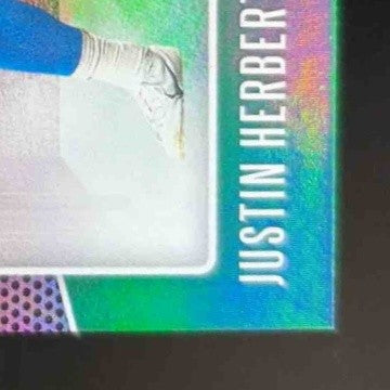 2020 Panini Absolute Justin Herbert Introductions Spectrum Green 15/25 Chargers