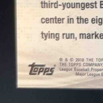 2018 Topps Update Ronald Acuna Jr. Gold 1007/2018 #US252 RC Atlanta Braves