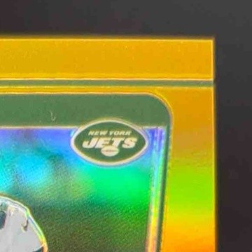 2021 Panini Donruss Optic Michael Carter Gold 7/10 #235 RC New York Jets