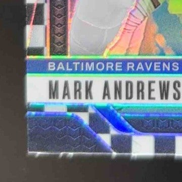 2024 Panini Prizm Mark Andrews Black and White Checker #22 Baltimore Ravens