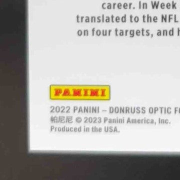 2022 Donruss Optic Ahmad "Sauce" Gardner Wave 102/300 #228 RC Jets Rated Rookie