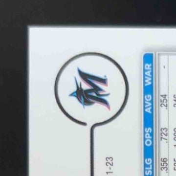 2024 Topps Chrome Jacob Amaya Rookie Auto Orange Wave Refractor 10/25 Marlins