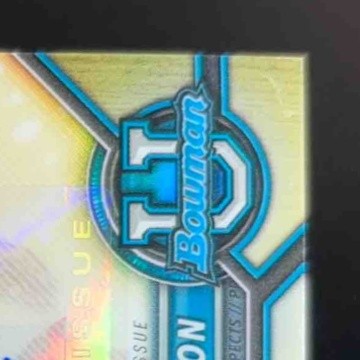 2021-22 Bowman Chrome University Dior Johnson Prospect Auto Gold 25/50 #BCPA-DJ
